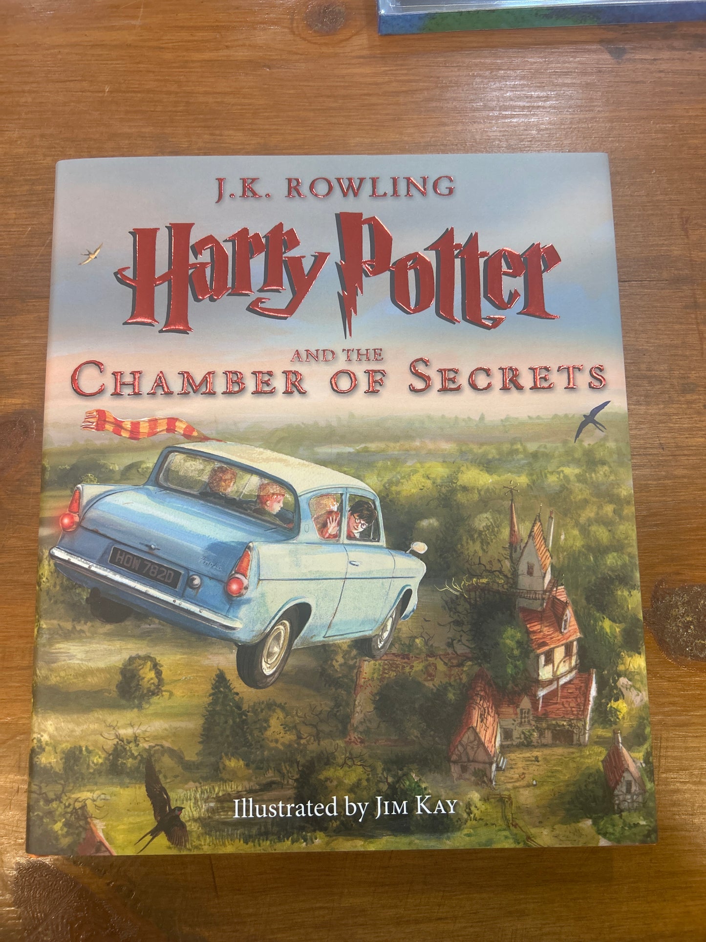 Harry Potter and the Chamber of Secrets by J.K. Rowling (Illustrated)