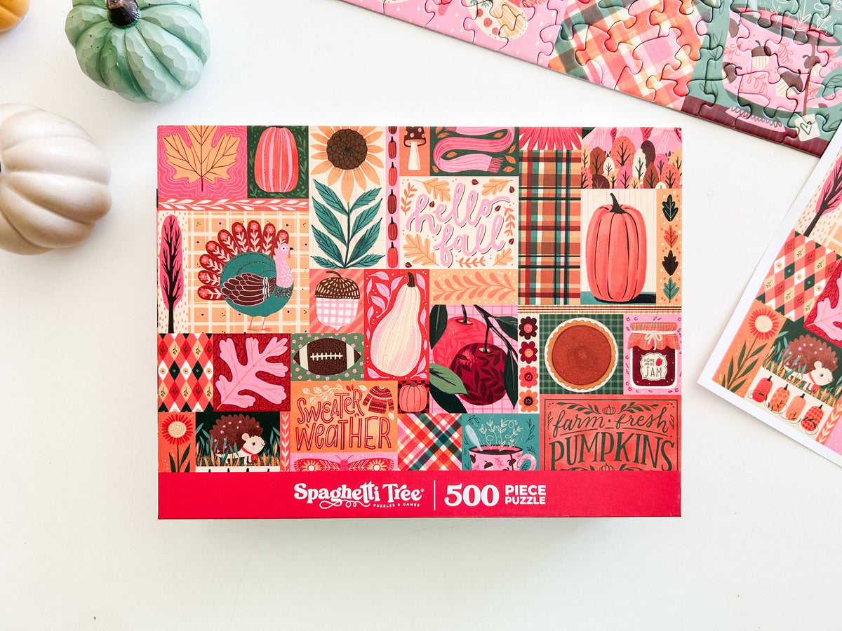 Sweater Weather 500 Piece Fall Puzzle