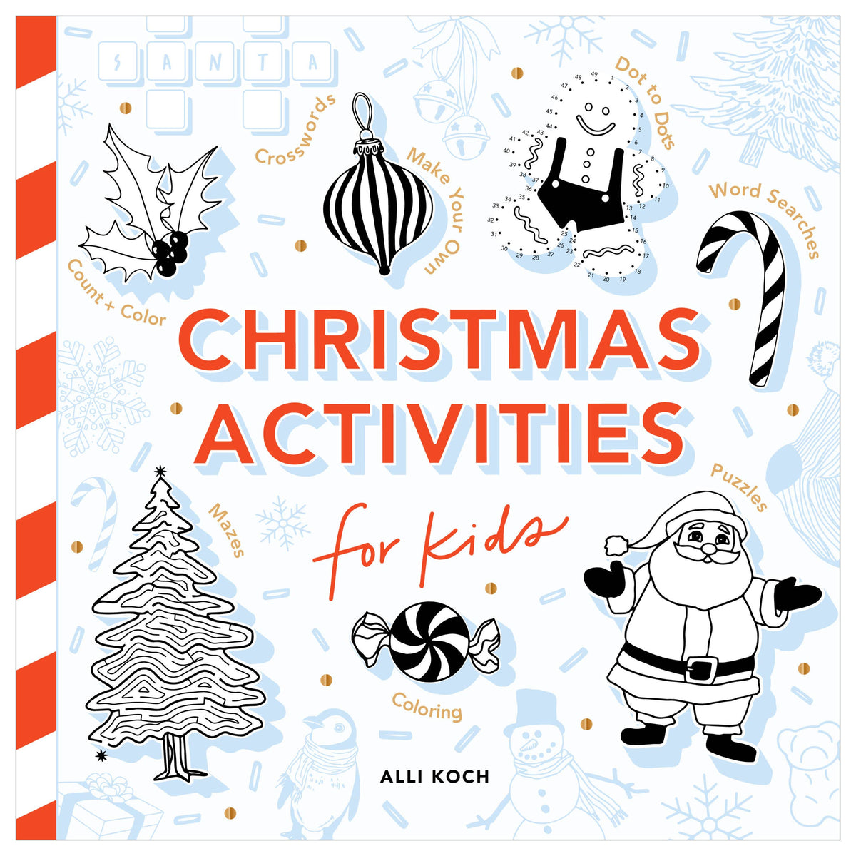 Christmas Activities: A Holiday Activity Book for Kids