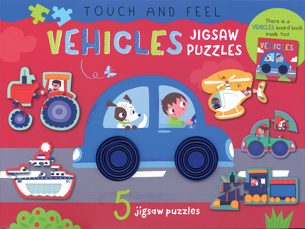 Touch and Feel Jigsaw Puzzles: Vehicles