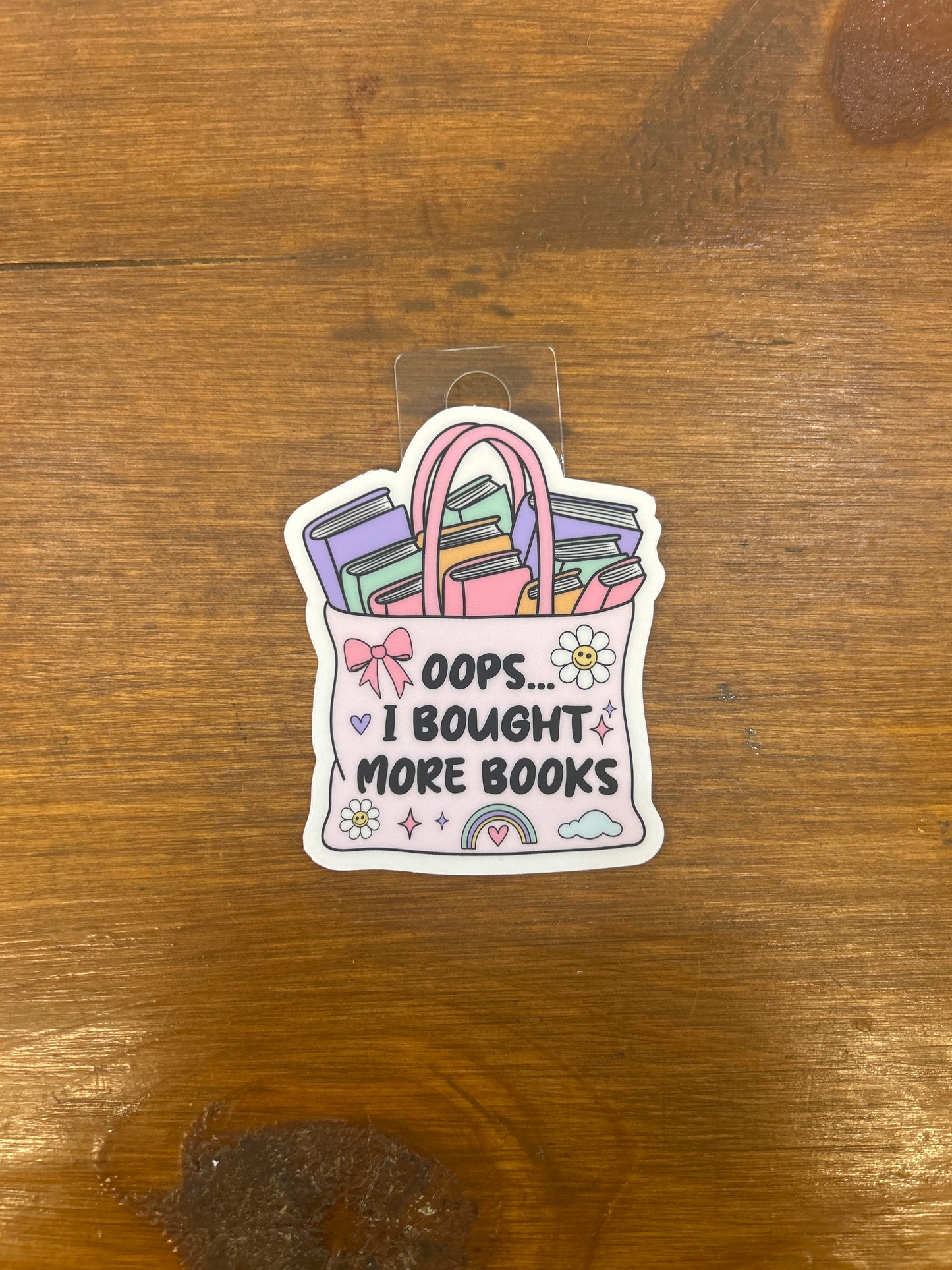 Oops…Bought More Books Sticker