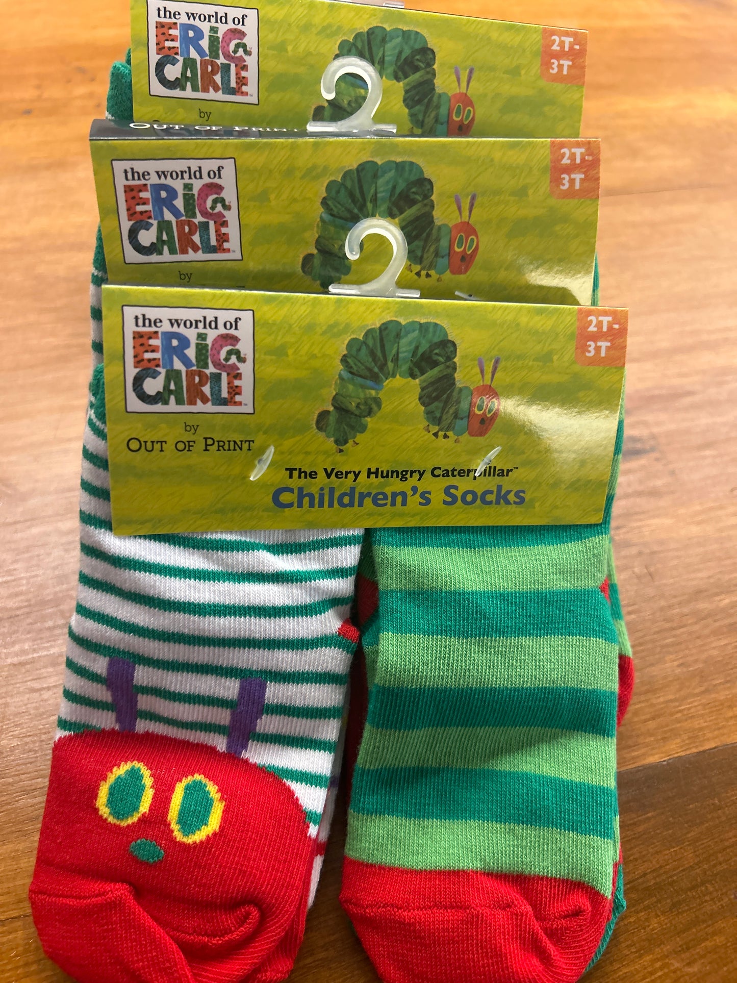 HUNGRY CATERPILLAR SOCKS 2-3T