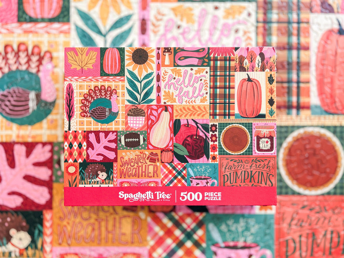 Sweater Weather 500 Piece Fall Puzzle