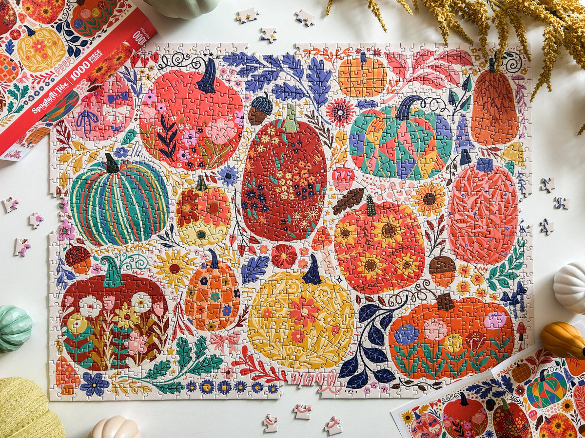 Patchwork Pumpkins 1000 Pc Puzzle