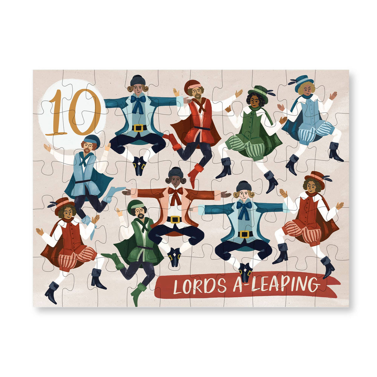 12 Days of Christmas - 50 Piece Jigsaw Puzzles - Set of 12