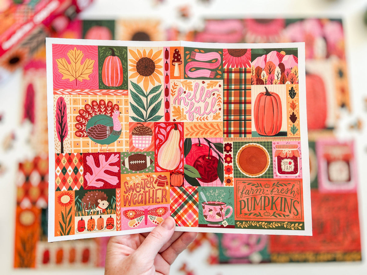 Sweater Weather 500 Piece Fall Puzzle