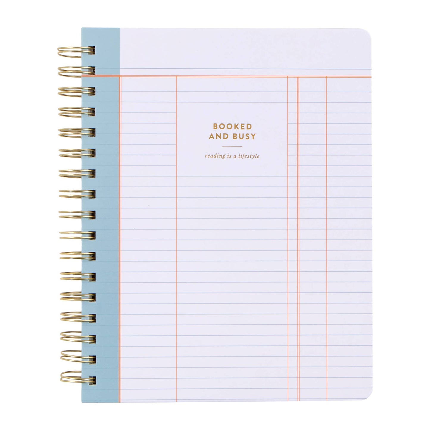 Booked and Busy Reader Spiral Notebook