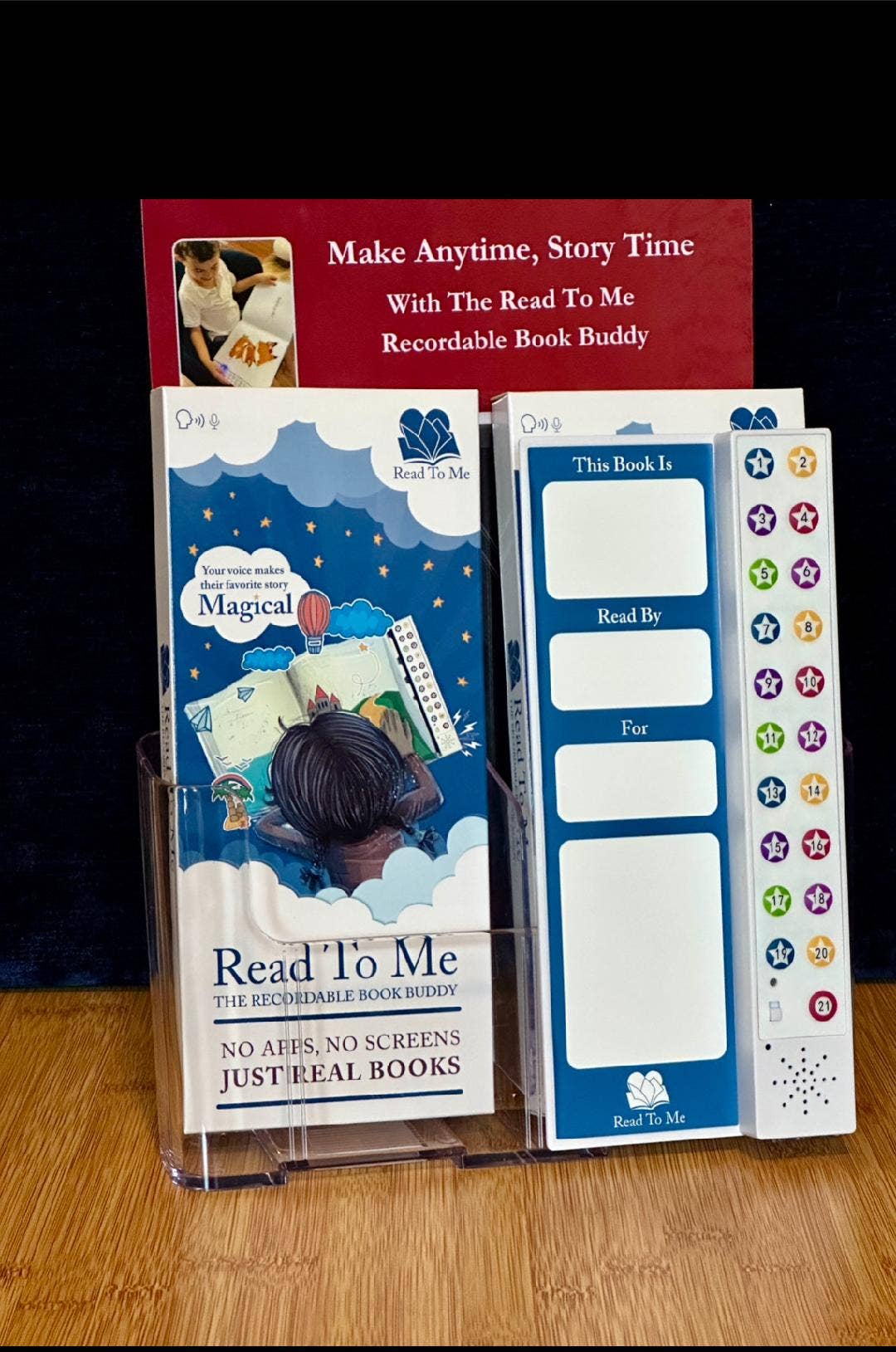 The Read To Me Recordable Book Buddy New 2.0!