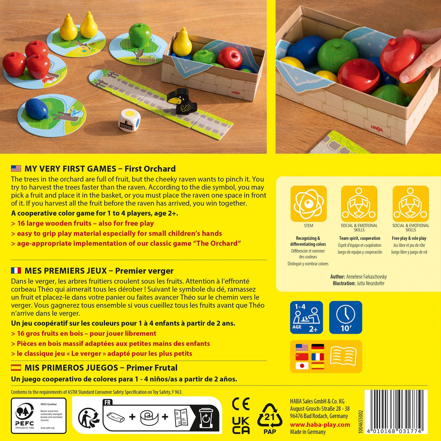My Very First Games – First Orchard Board Game for Toddlers