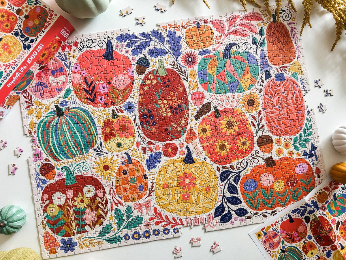 Patchwork Pumpkins 1000 Pc Puzzle
