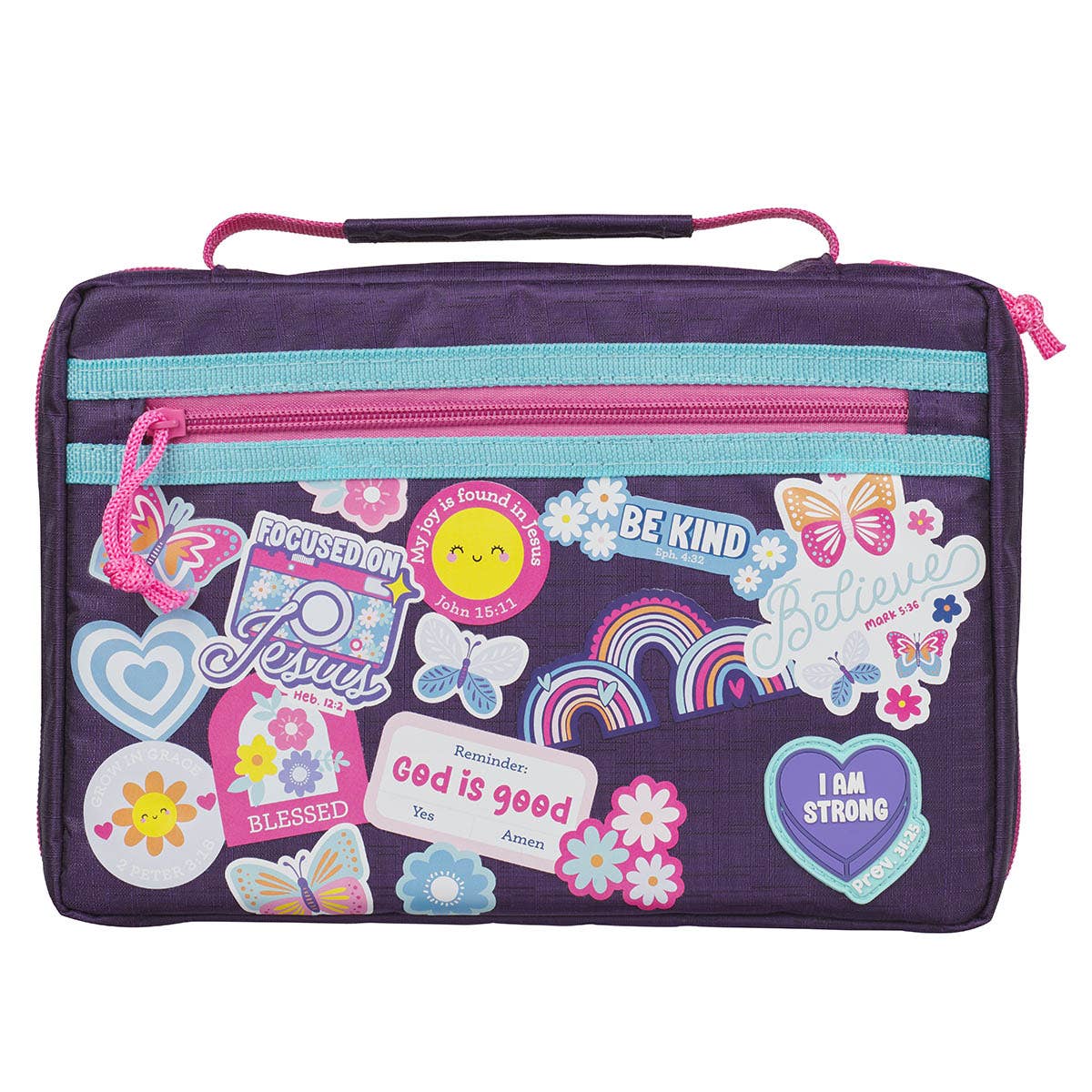 Bible Cover Fashion I Am Strong Prov. 31:25 S
