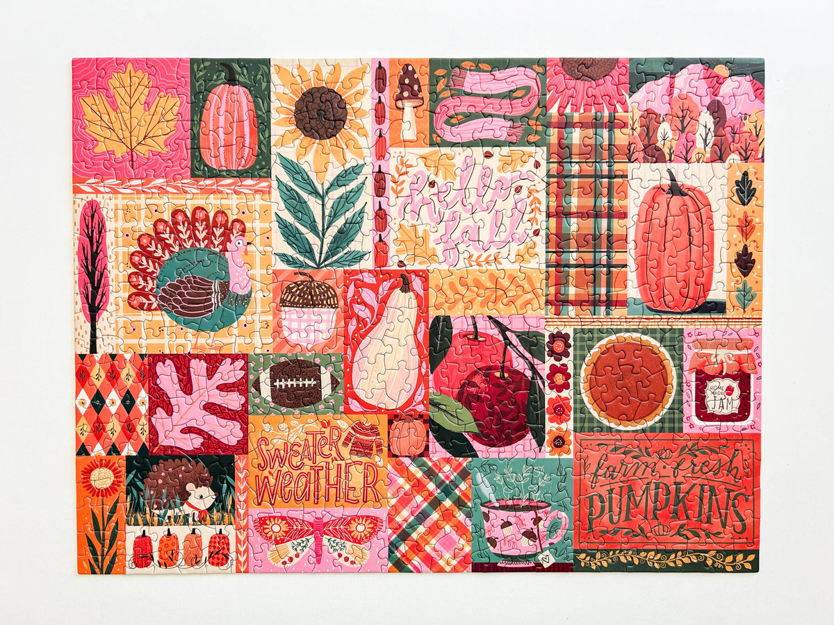 Sweater Weather 500 Piece Fall Puzzle