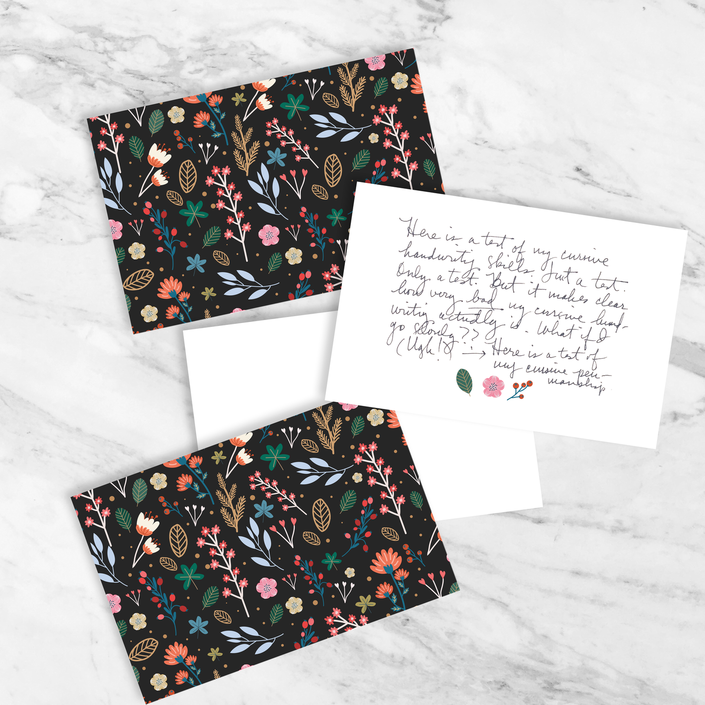 Wildflower Stationery Set of 12 Notecards & Envelopes