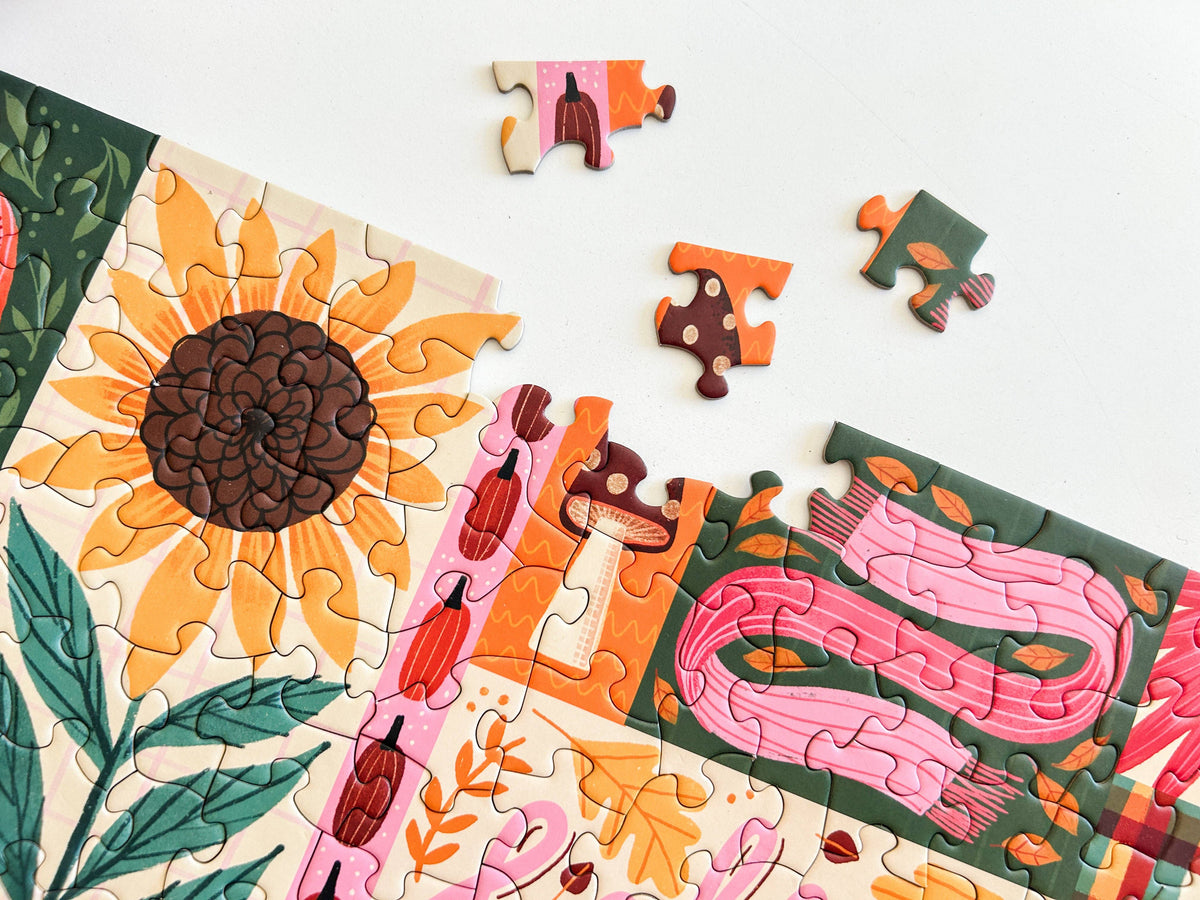 Sweater Weather 500 Piece Fall Puzzle