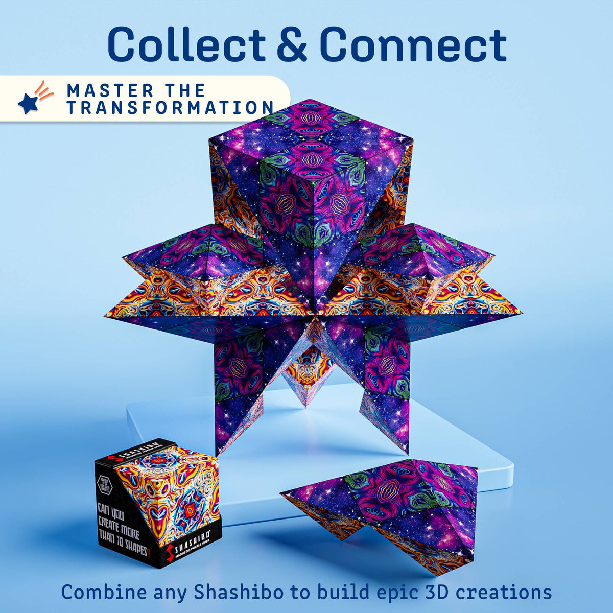 Shashibo Harvest Sunset Magnetic Puzzle Cube - NEW