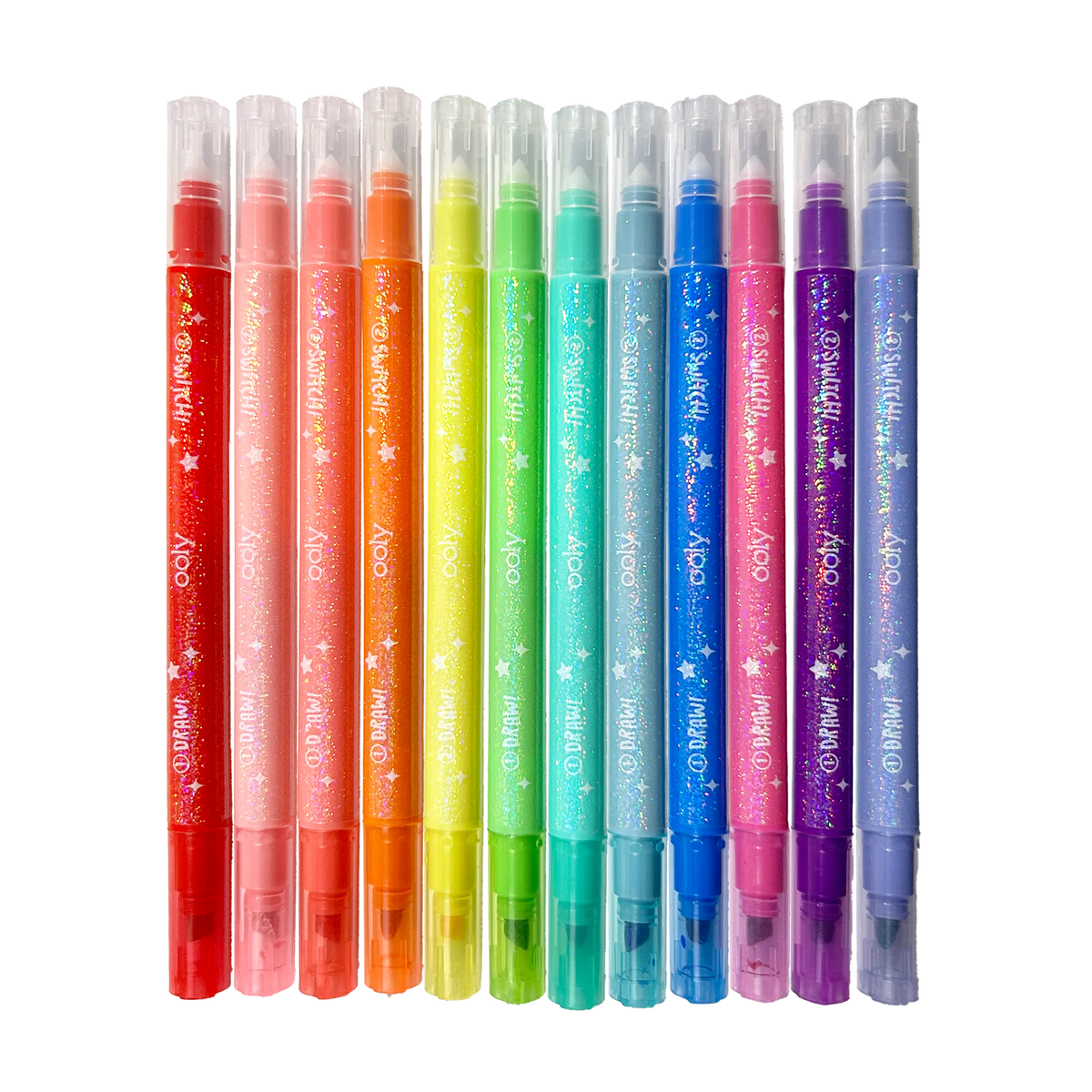 Switch-eroo! Sparkle Color Changing Markers - Set of 12