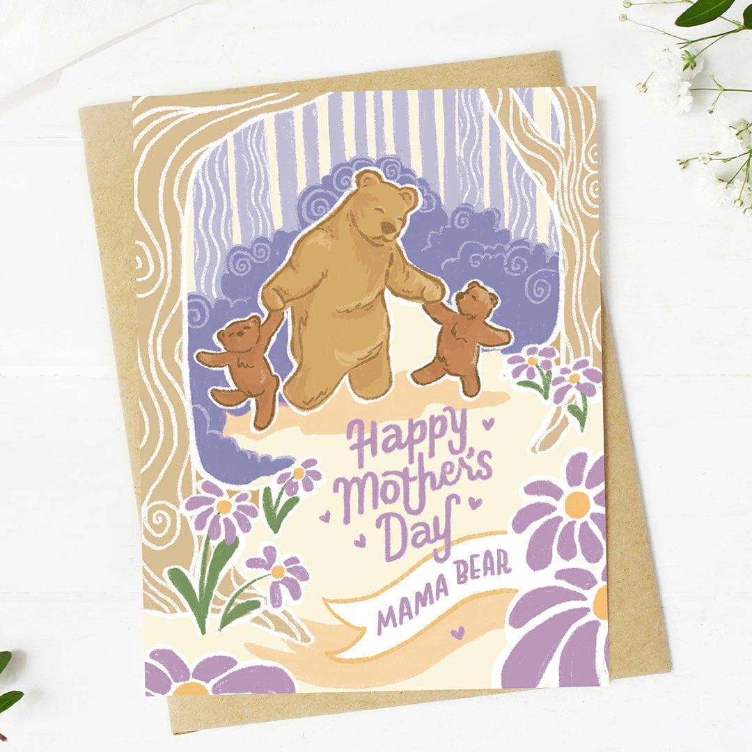"Happy Mother's Day Mama Bear" Cute Bears Card
