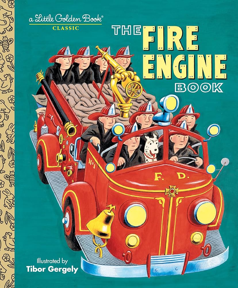 The Fire Engine Book (Little Golden Book) cover image