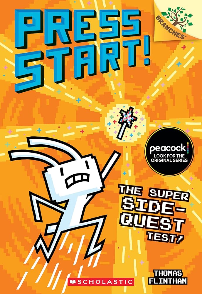 The Super Side-Quest Test!: A Branches Book (Press Start! #6) cover image