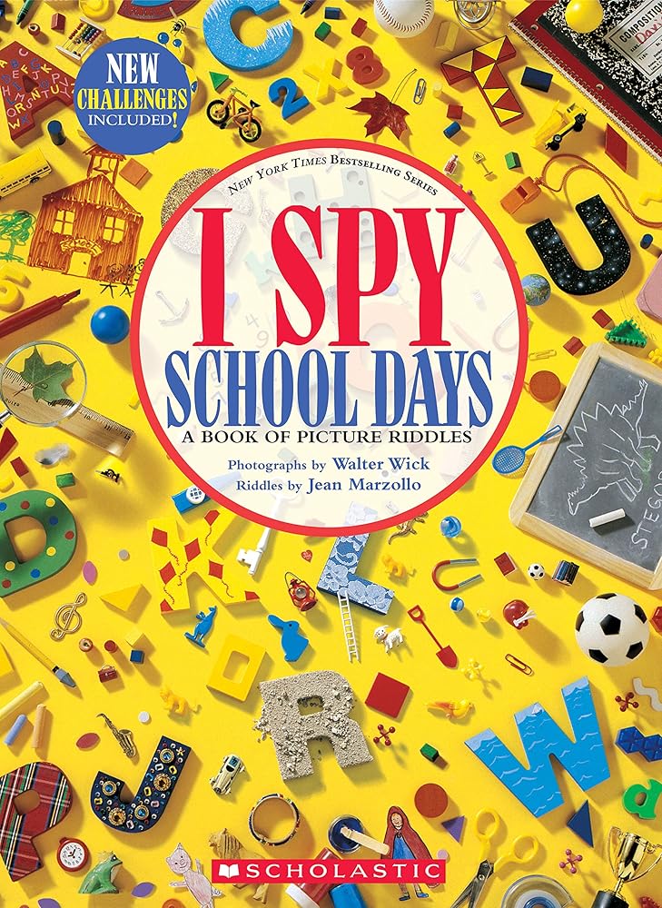 I Spy School Days: A Book of Picture Riddles cover image
