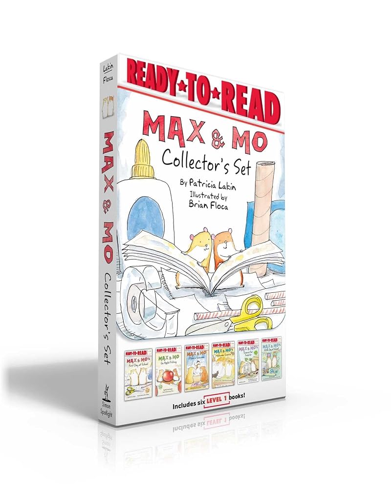 Max & Mo Collector's Set (Boxed Set): Max & Mo's First Day at School; Max & Mo Go Apple Picking; Max & Mo Make a Snowman; Max & Mo's Halloween ... Surprise; Max & Mo's 100th Day of School! cover image