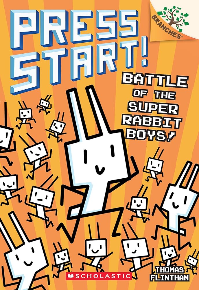 Battle of the Super Rabbit Boys!: A Branches Book (Press Start! #18) cover image