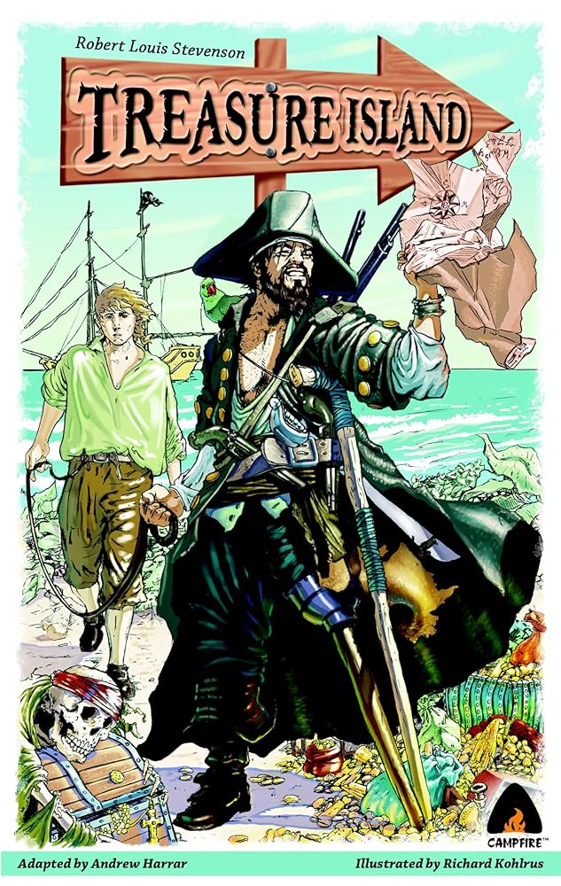 Treasure Island: The Graphic Novel (Campfire Graphic Novels) cover image