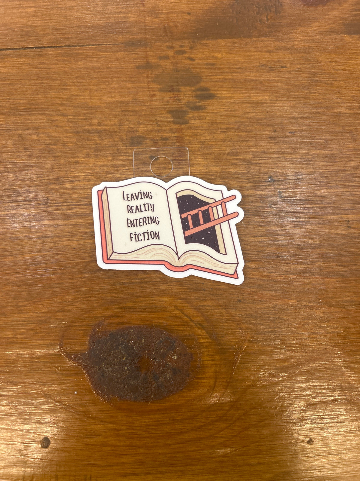 Leaving Reality Entering Fiction Sticker