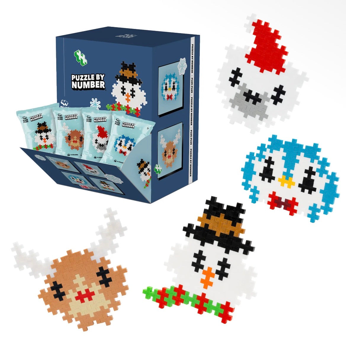 Puzzle by Number Holiday Assorted 48pc