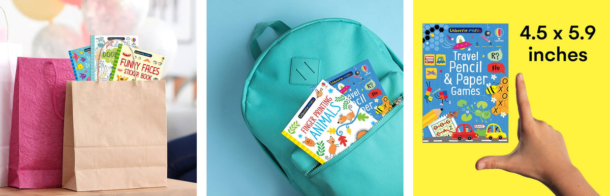 Fingerprint Christmas mini book : Usborne