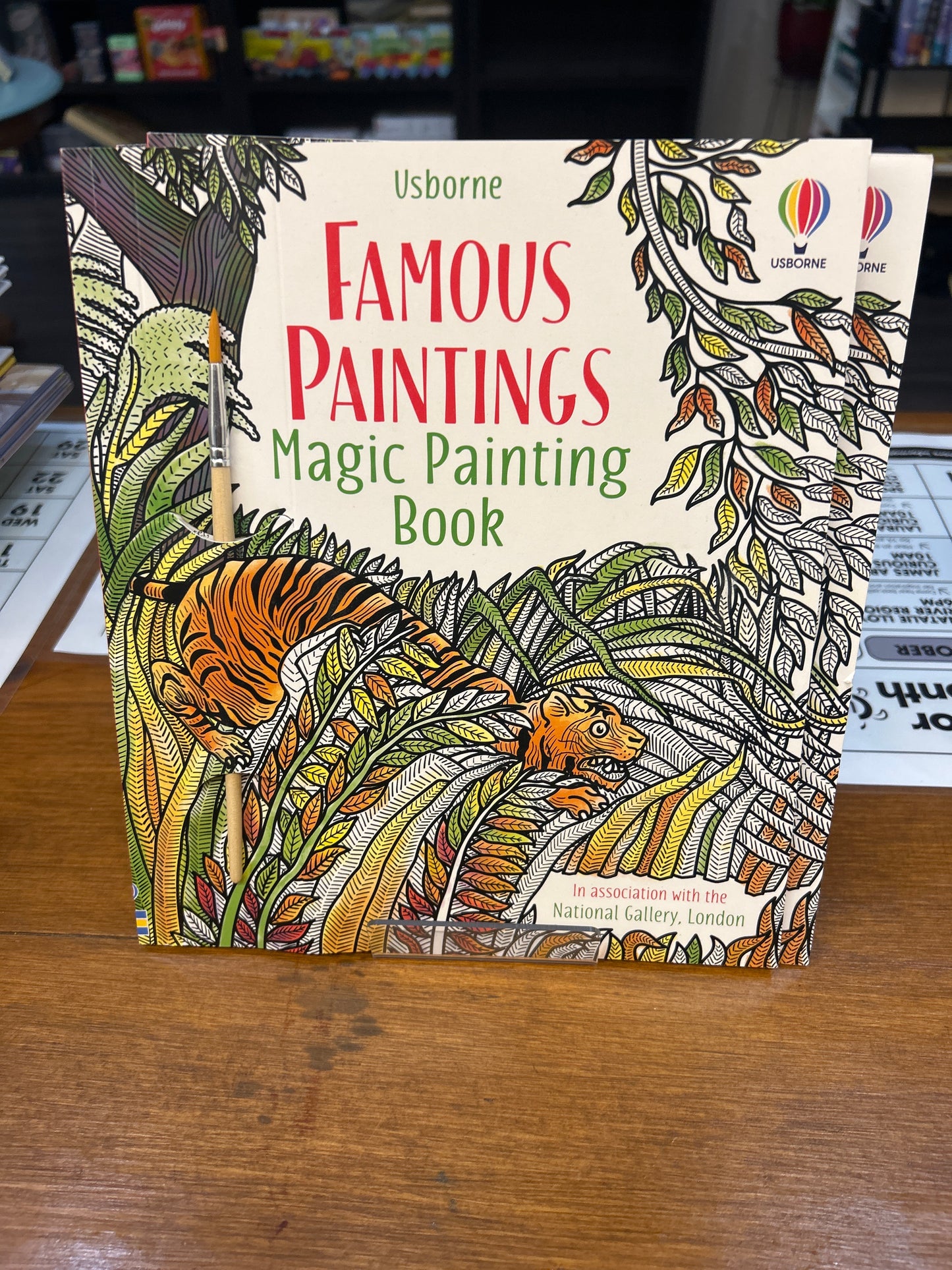 Famous Paintings Magic Painting Book