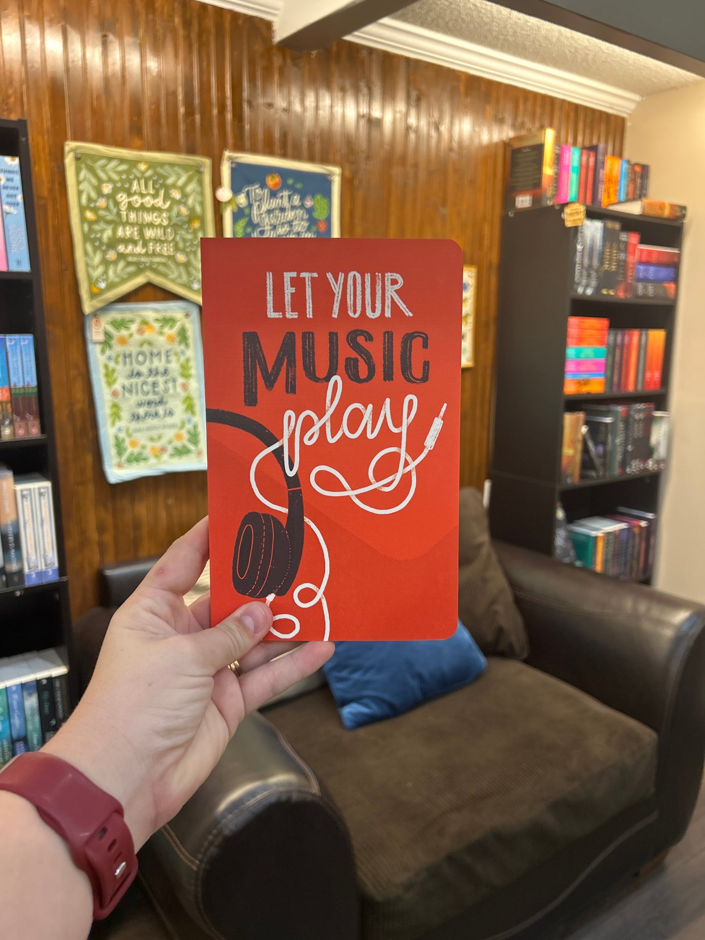 Let Your Music Play Bound notebook