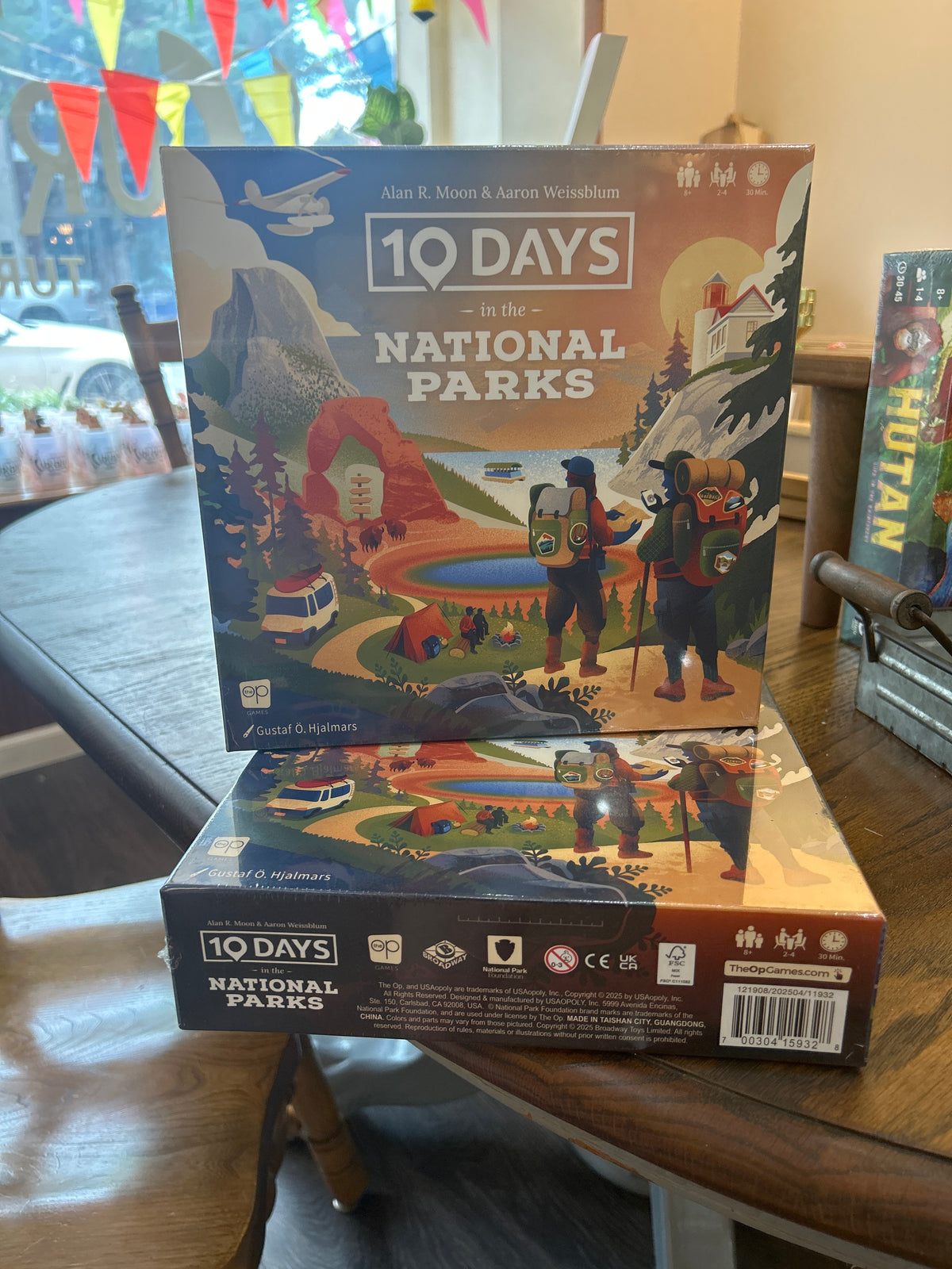 10 Days in the National Parks Board Game