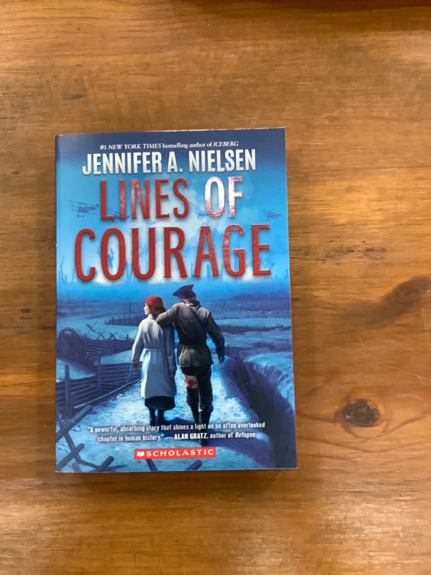 LINES OF COURAGE by: Jennifer Nielsen
