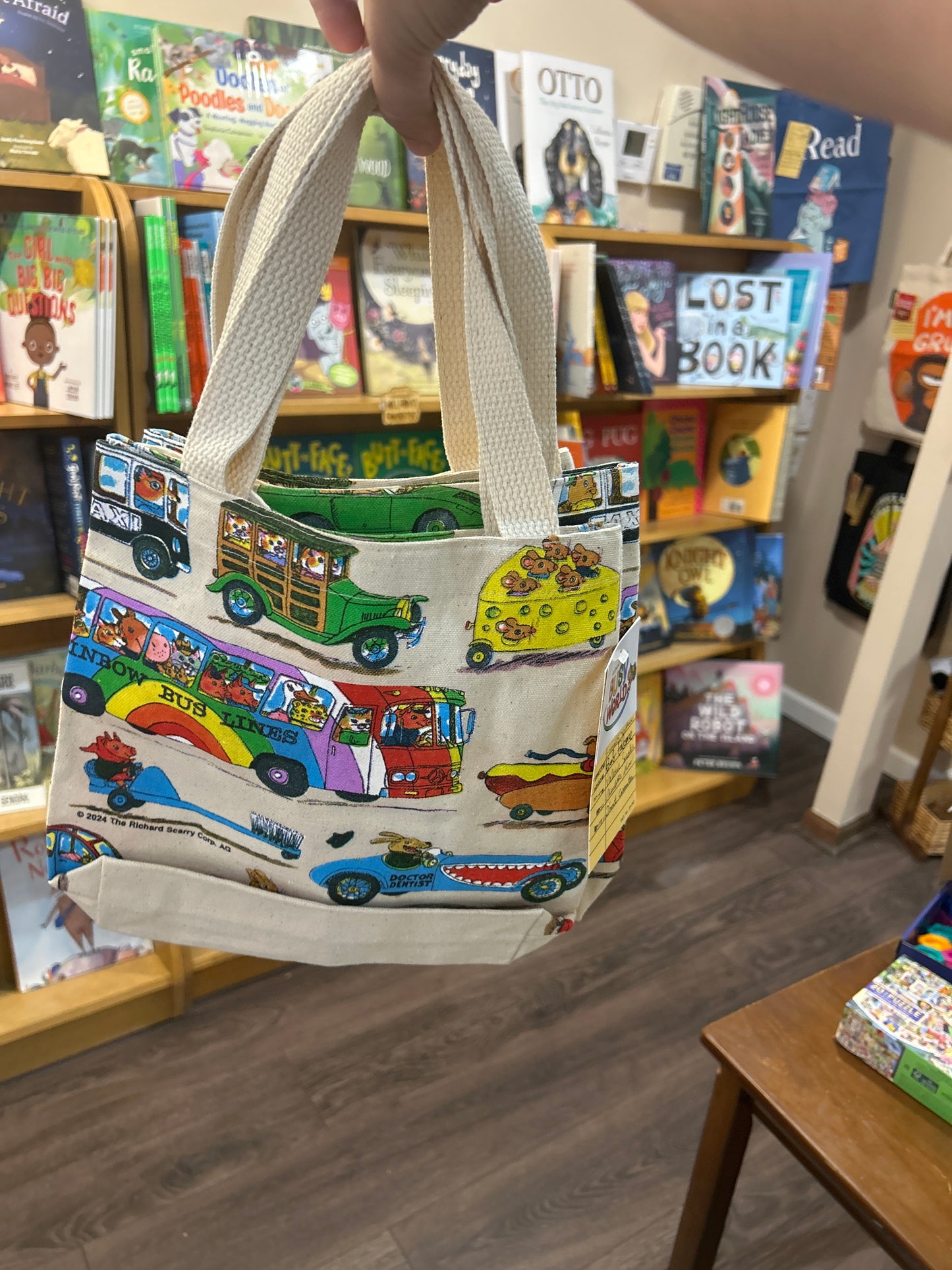 CARS AND TRUCKS MINI TOTE