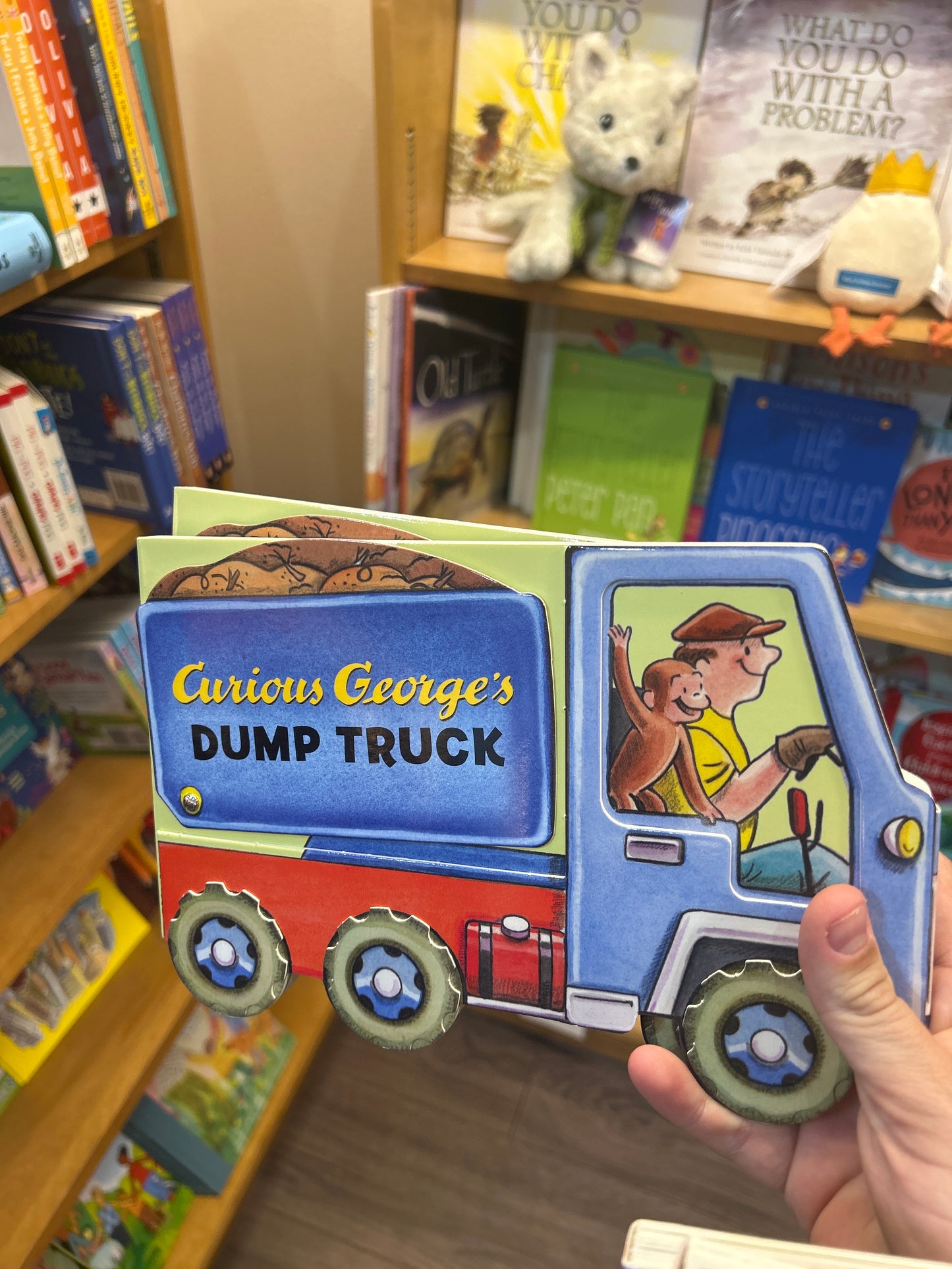 Curious George's Dump Truck (mini movers shaped book)