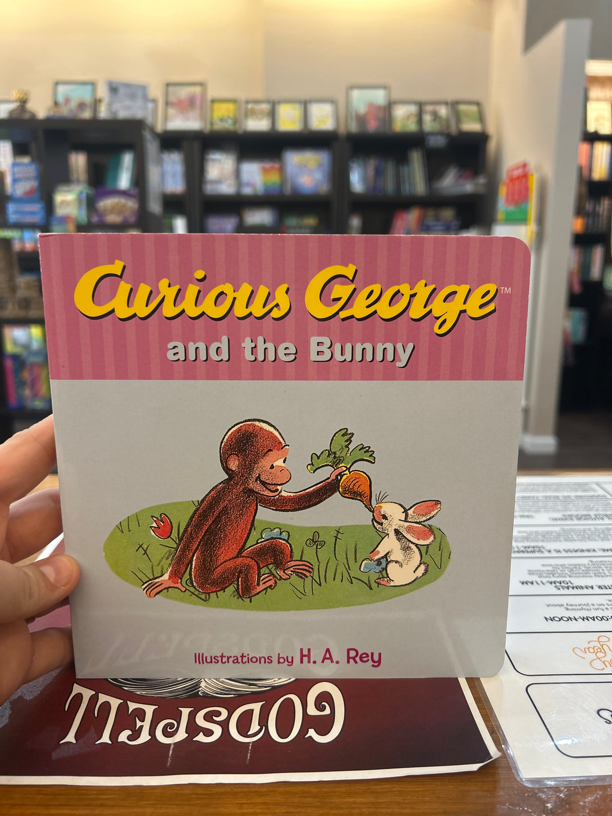 Curious George and the Bunny Board Book