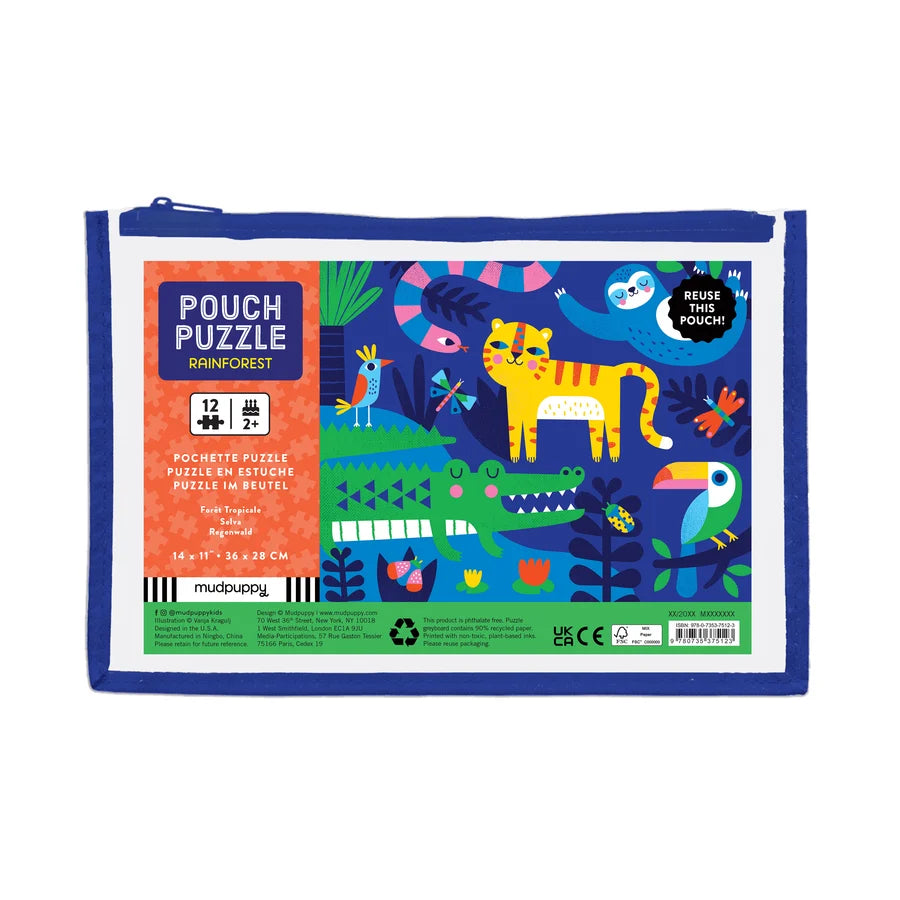 Pouch Puzzle: Rainforest -12 piece-
