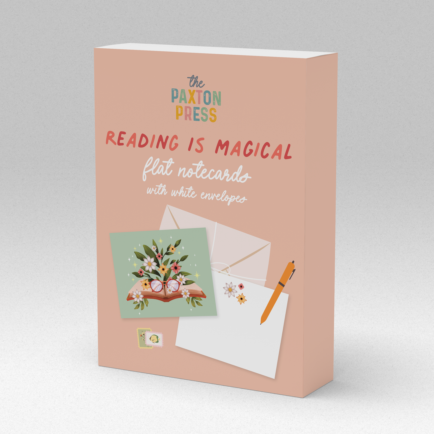 Reading is Magical Stationery Set of 12 Cards & Envelopes