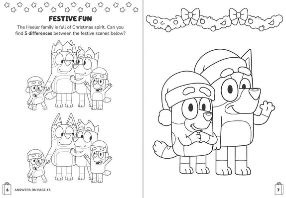 Bluey Colortivity: Hooray Christmas! by Delaney Foerster