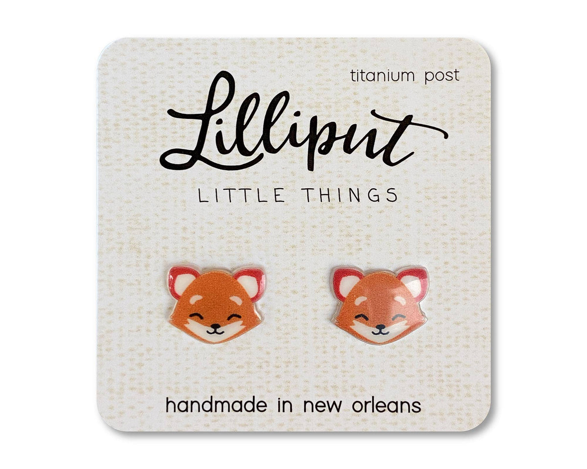 Fox Earrings // Animal Earrings