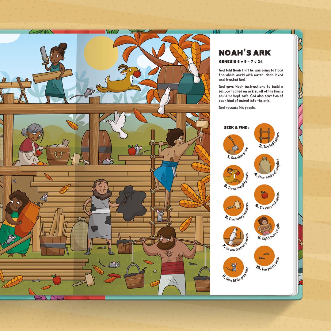 Seek And Find: Old Testament Bible Stories