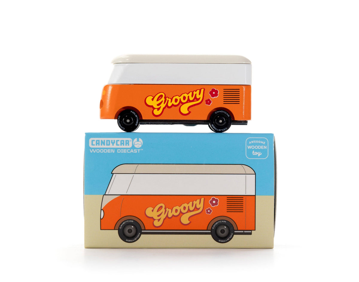 VW T1 Groovy Orange