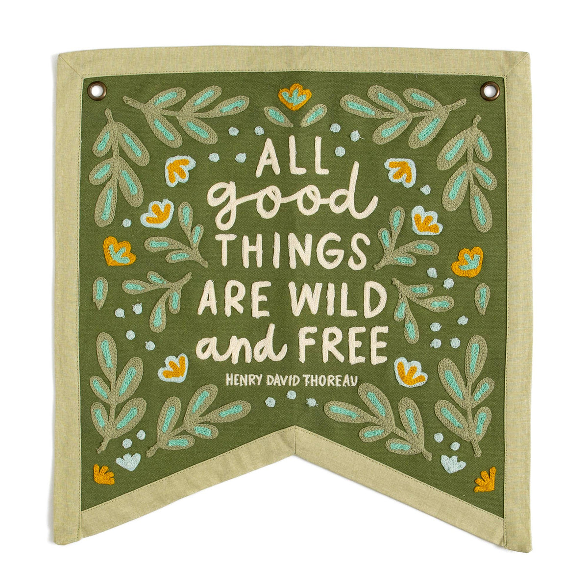 Wild And Free Canvas Banner