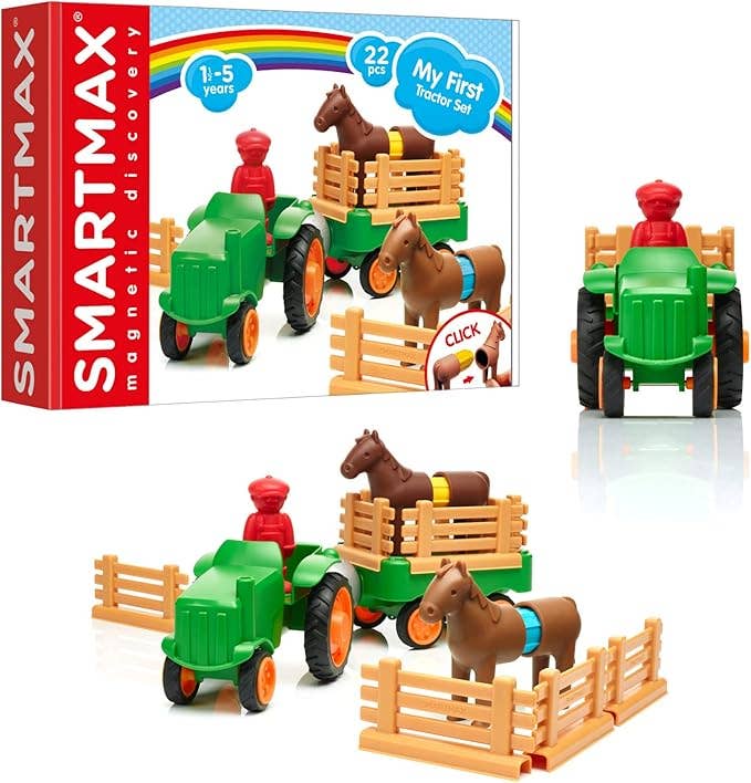 SmartMax My First Farm Tractor Magnetic Set - Ages 1+