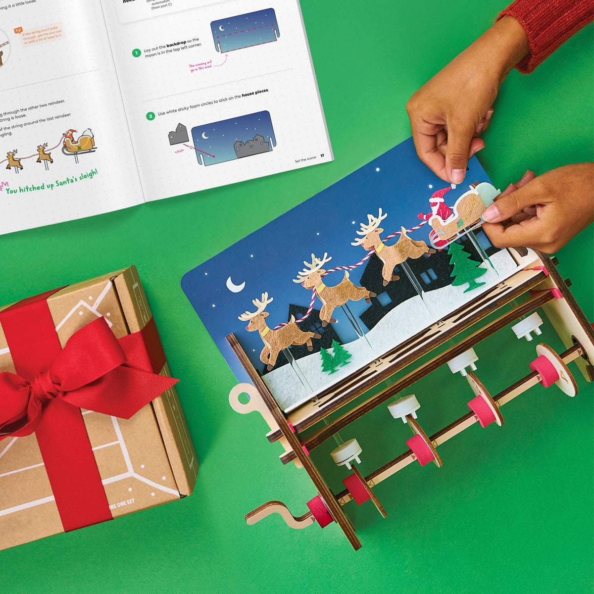 Santa's Sleigh Automation Engineering Kit for Kids