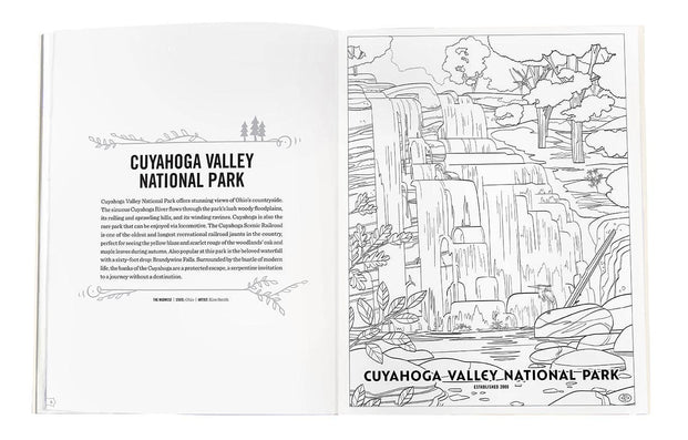The Art of the National Parks Coloring Book