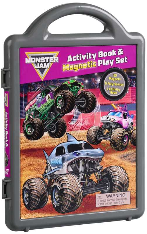 Monster Jam Magnetic Play Set by Editors of Studio Fun International