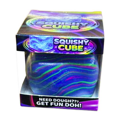 Fun Doh Swirl Squishy Cubes Viral Assortment - 12/Display