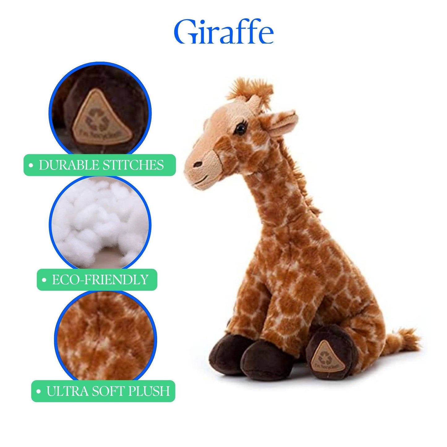 14" (35cm) Wild Onez Giraffe Wild Life